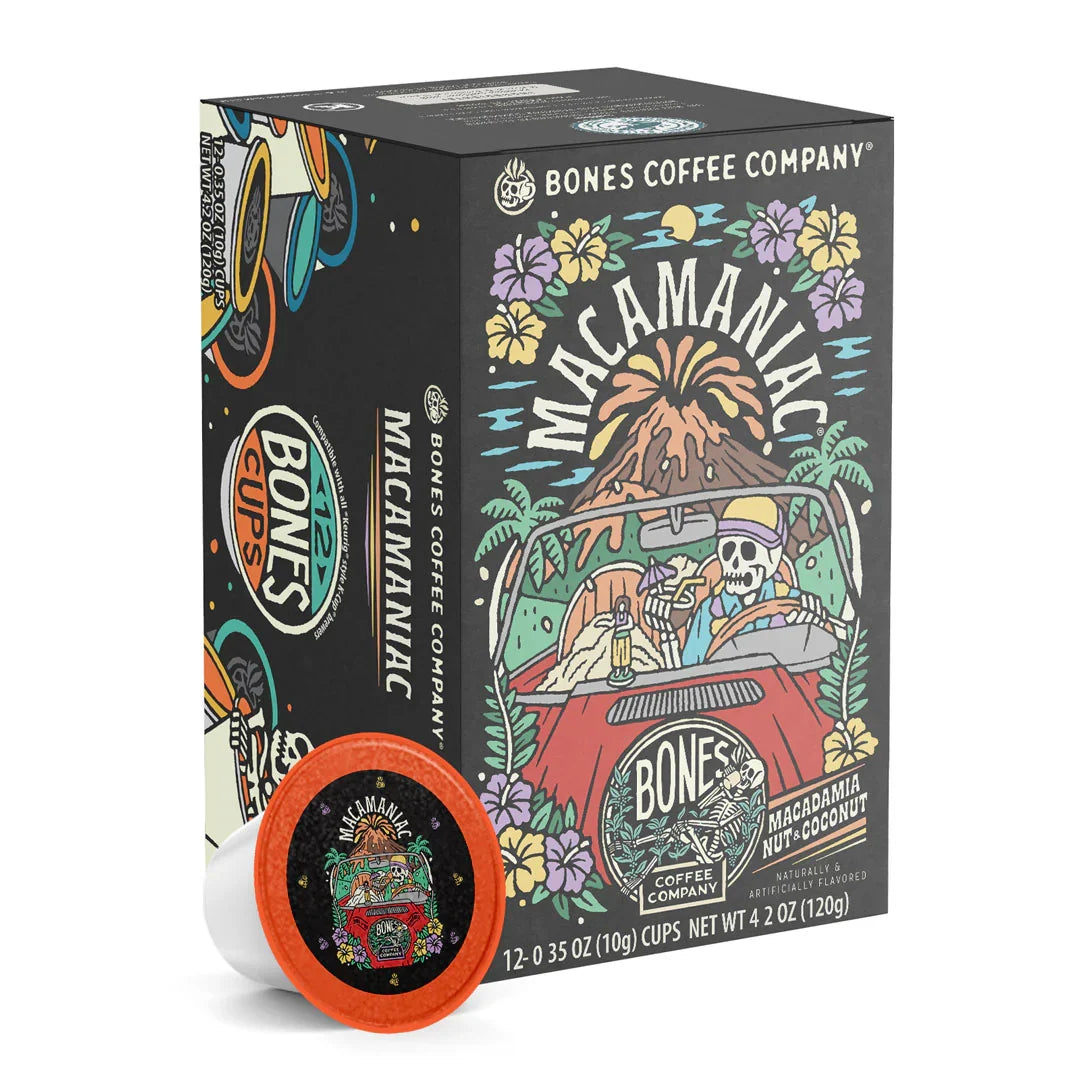Macamaniac Bones Cups - 12 Count