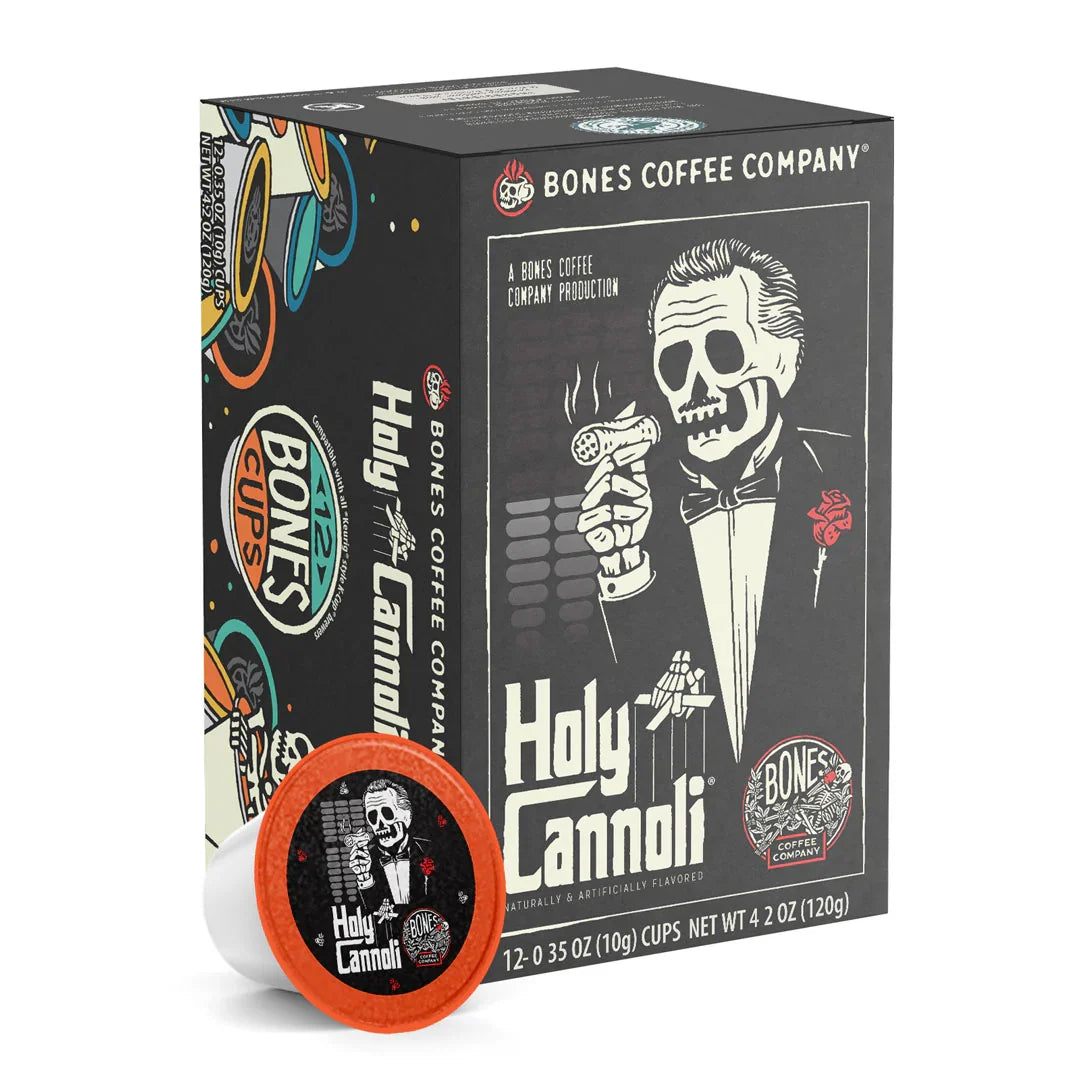 Holy Cannoli Bones Cups - 12 Count