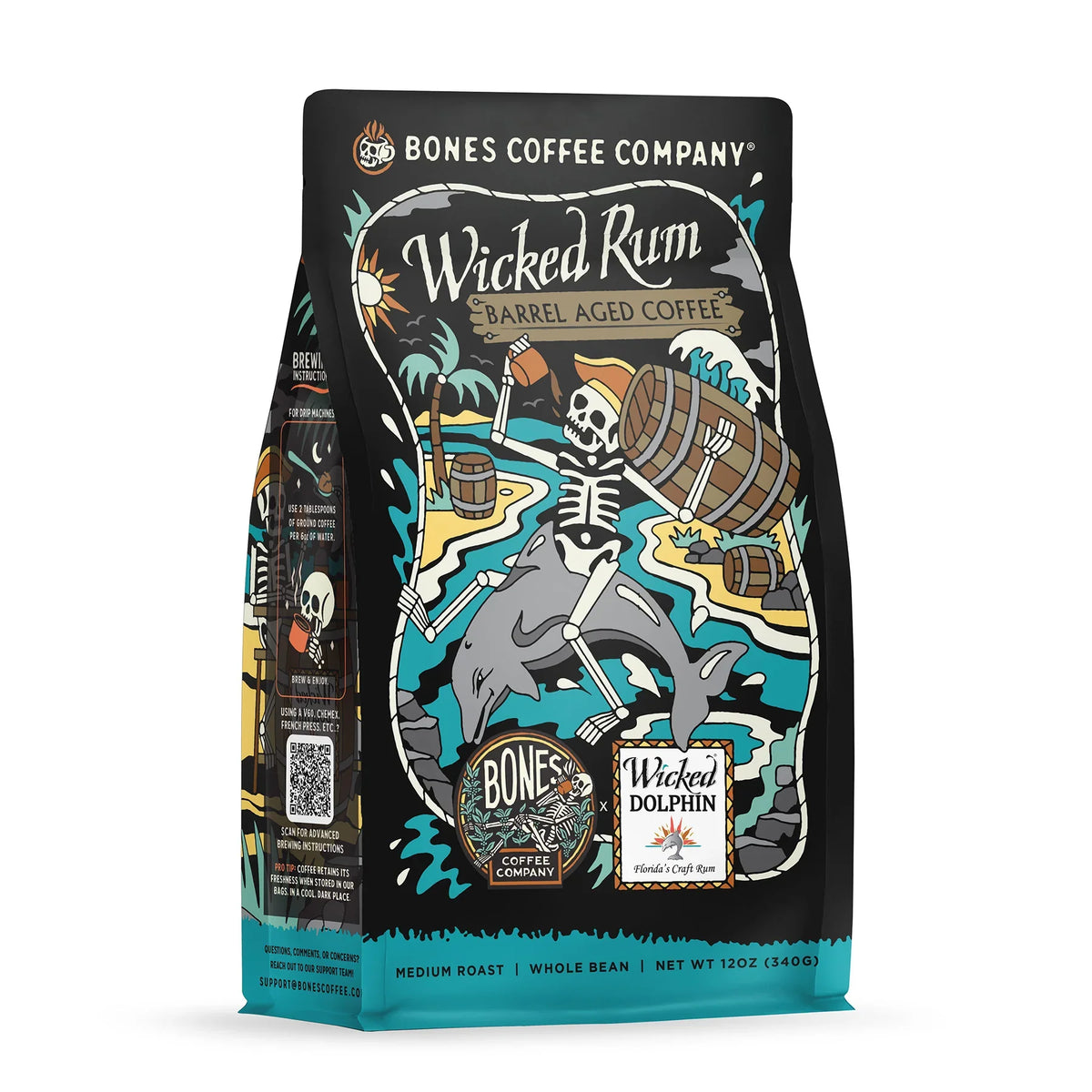 Wicked Rum Barrel-Aged Coffee | 12oz