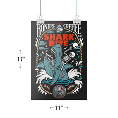 Shark Bite 11x17 Screen-Printed Poster