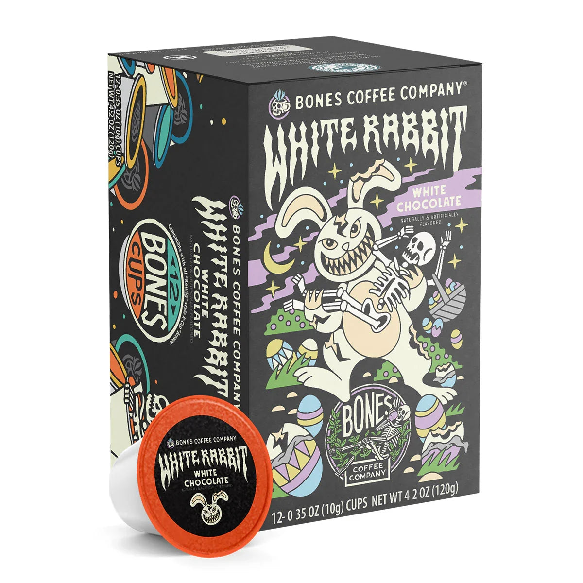 White Rabbit Bones Cups - 12 Count